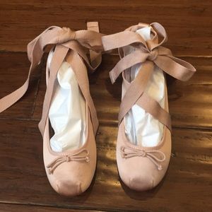 Pink ballet slippers
